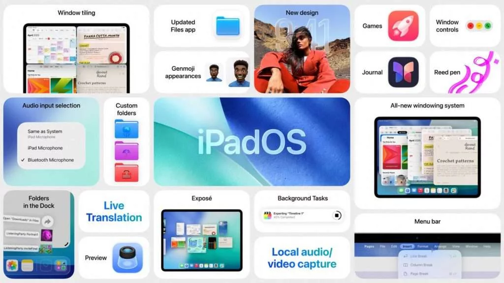iPadOS 26 vừa được ra mắt có tính năng gì mới