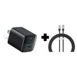 Củ sạc Anker 323 33W + Cáp sạc Baseus CoolPlay Type-C to iP 20W 1m (2)