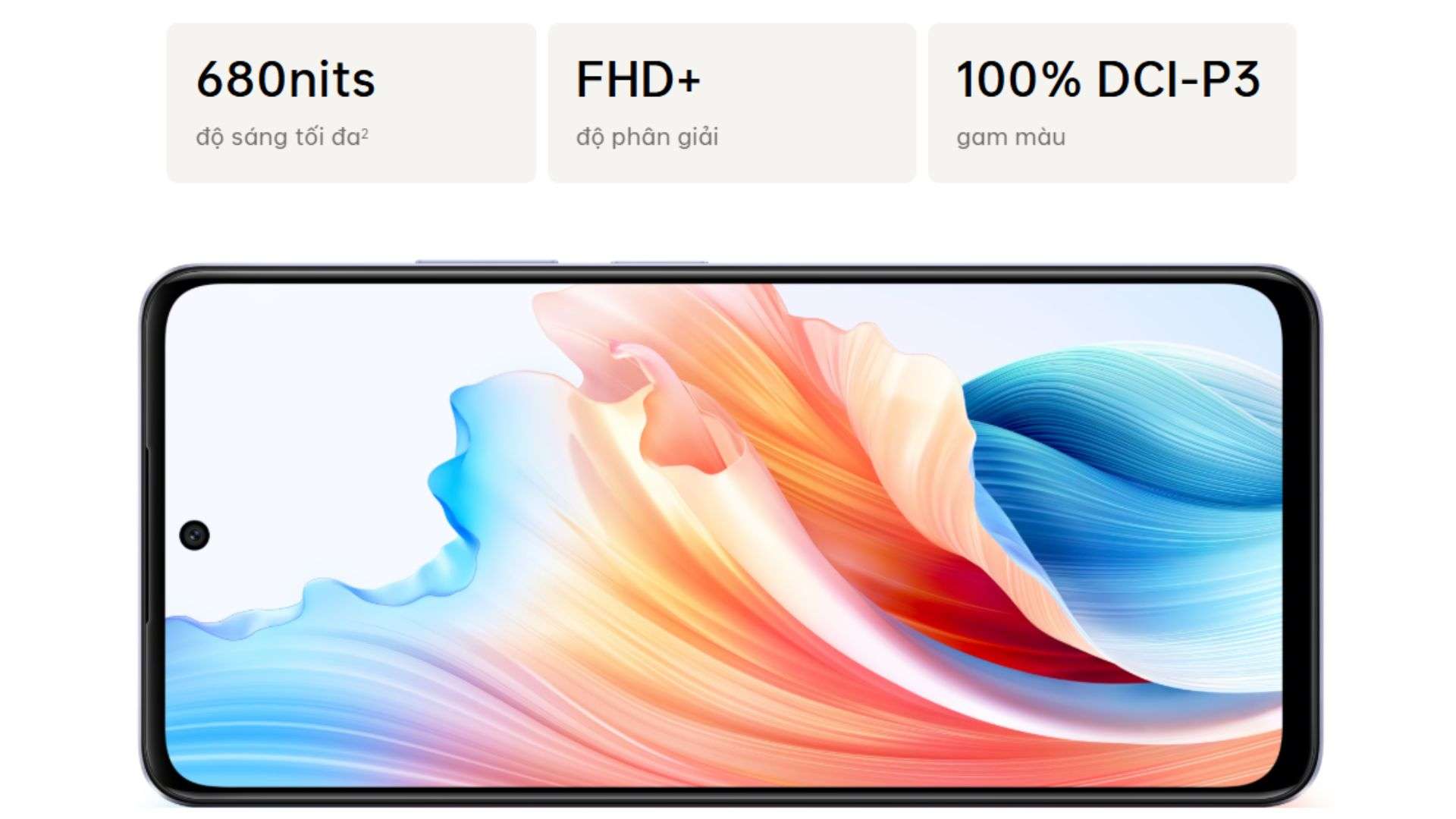 ĐTDĐ Oppo A79 5G (8-256GB) Đen màn hình FHD+