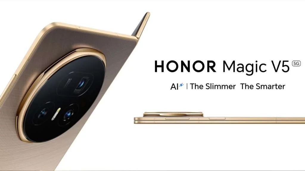 Honor Magic V5 ra mắt_ Mỏng 4.15mm, nhẹ 217g, pin 6100mAh
