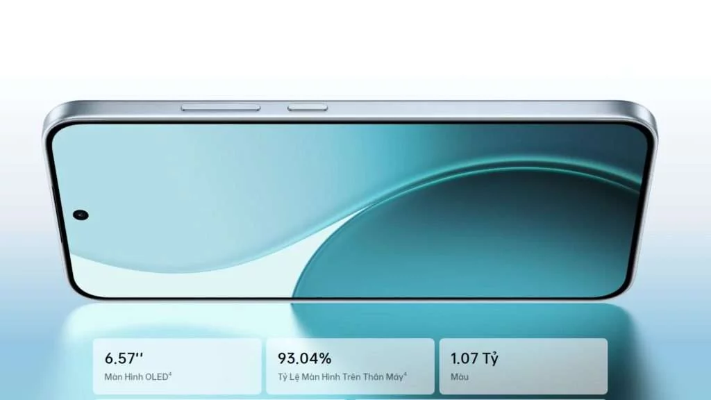 Màn hình AMOLED 6.57 inch