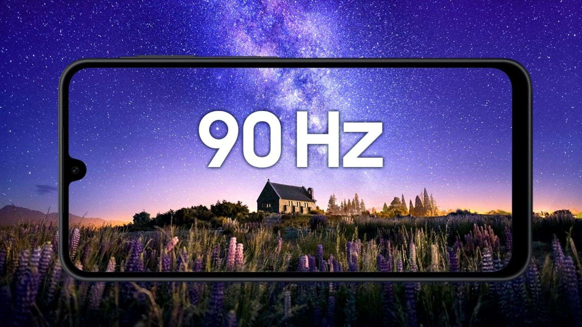 Màn hình sống động tần số quét 90Hz