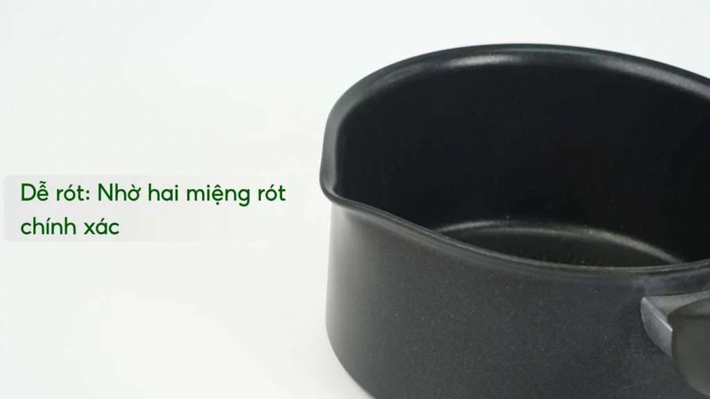 Nồi cán dài_ Quánh Tefal Unlimited 16cm – G2552802 Dễ rót Nhờ hai miệng rót chính xác