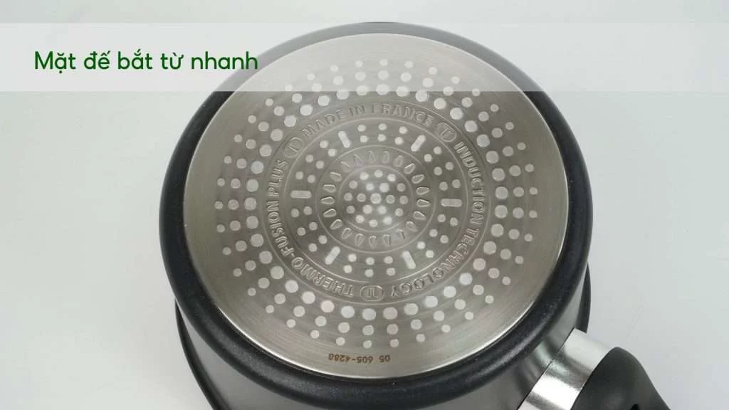 Nồi cán dài_ Quánh Tefal Unlimited 16cm – G2552802 Mặt đế bắt từ nhanh