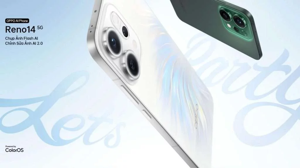 Oppo Reno14 ra mắt_ Tích hợp AI tiên tiến, hiệu năng vượt trội, giá từ 15.9 triệu đồng
