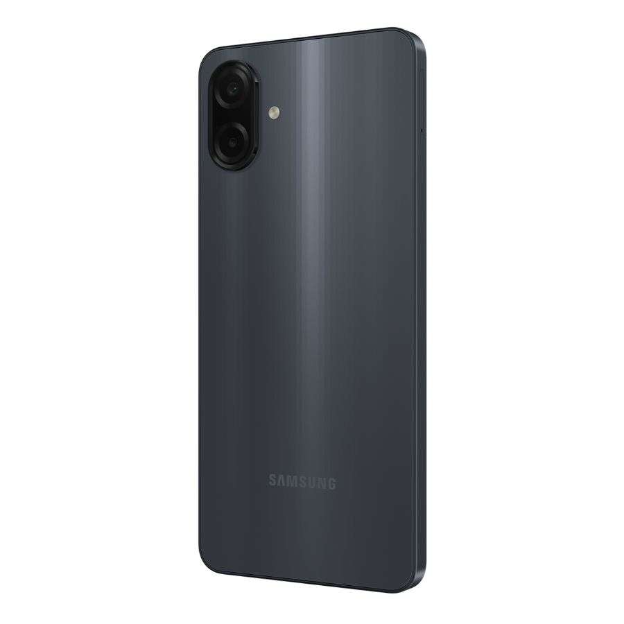 Samsung Galaxy A07 màu đen mặt lưng góc phải