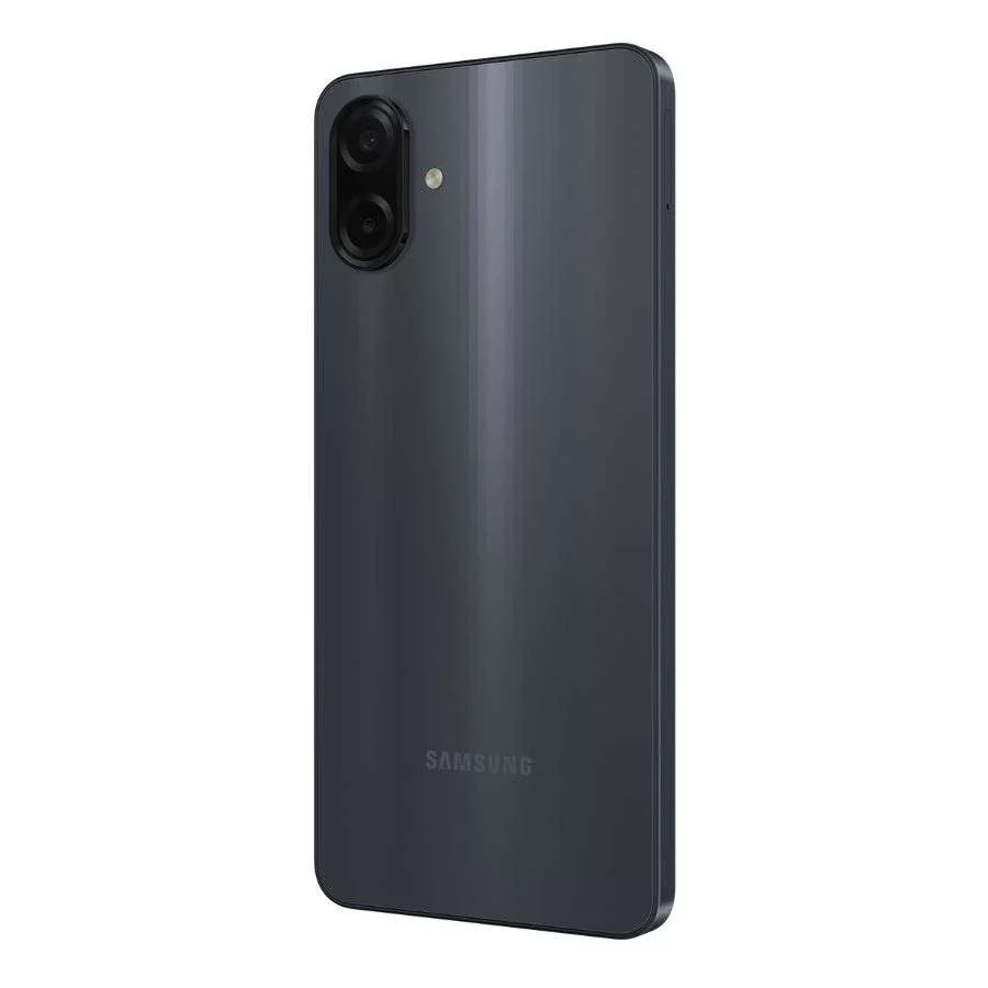 Samsung Galaxy A07 màu đen mặt lưng góc phải