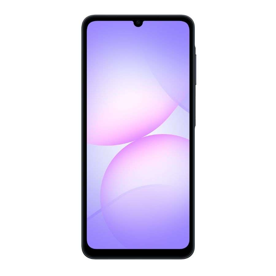 Samsung Galaxy A07 màu đen mặt trước