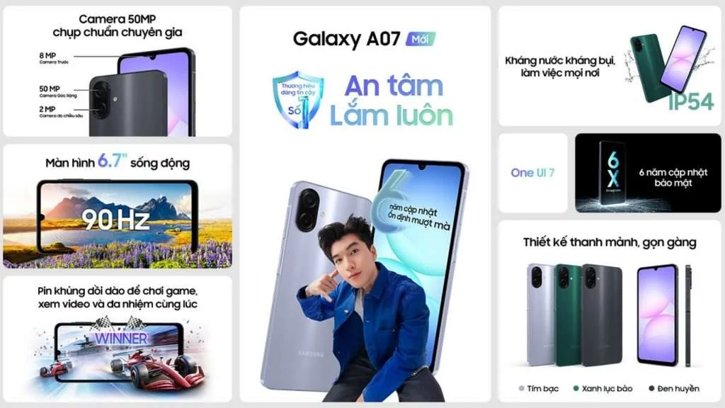 Samsung Galaxy A07 mới