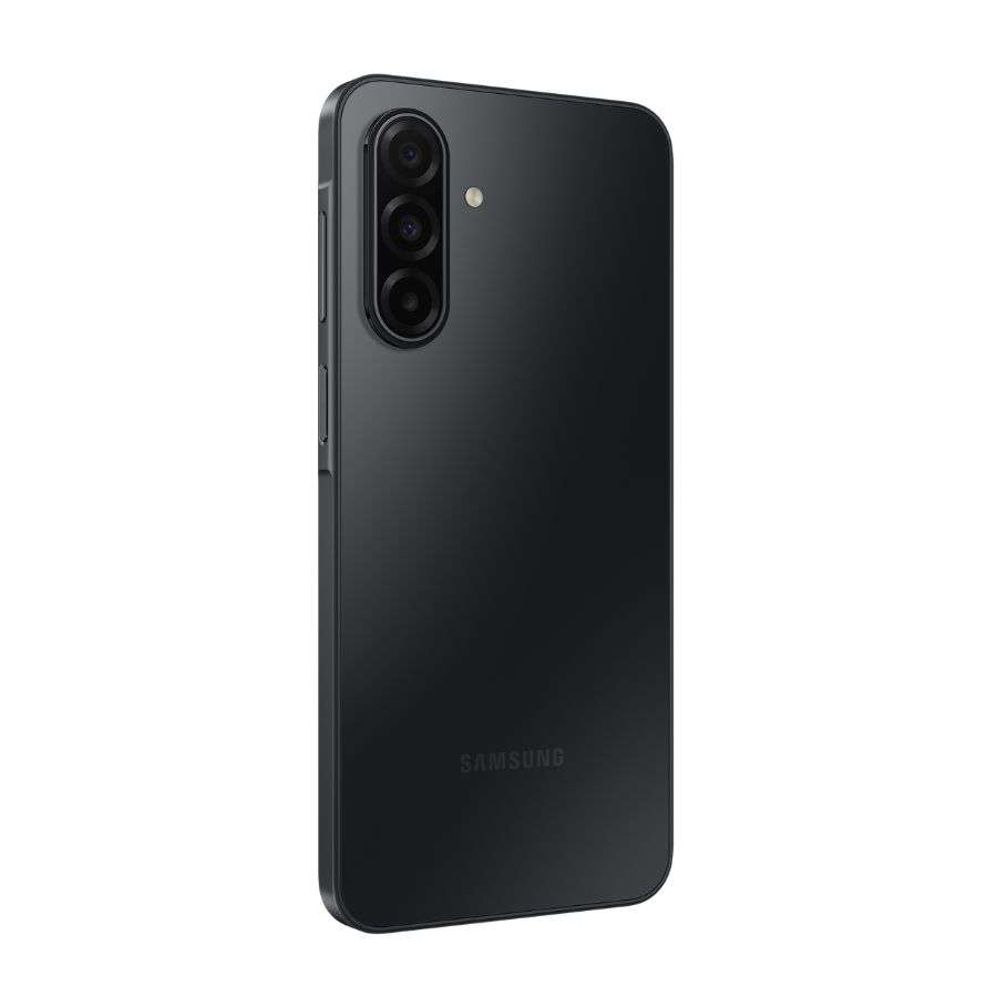 Samsung Galaxy A17 5G màu đen mặt lưng bên trái