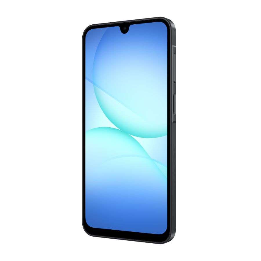 Samsung Galaxy A17 5G màu đen mặt trước bên phải