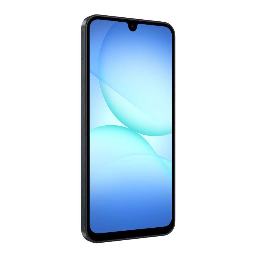 Samsung Galaxy A17 5G màu đen mặt trước bên trái