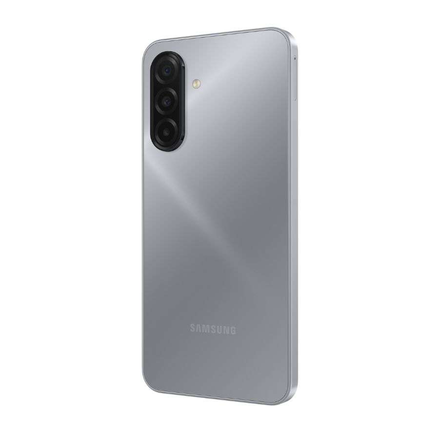 Samsung Galaxy A17 màu xám nhạt mặt lưng góc phải