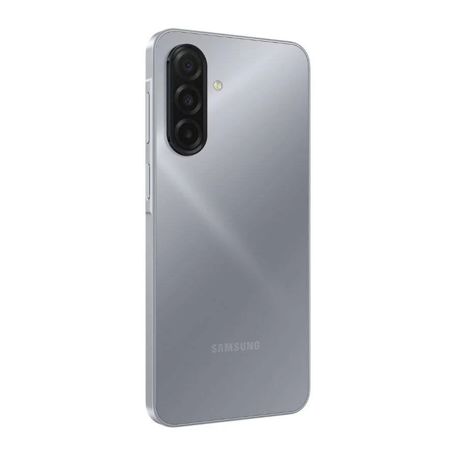 Samsung Galaxy A17 màu xám nhạt mặt lưng góc trái