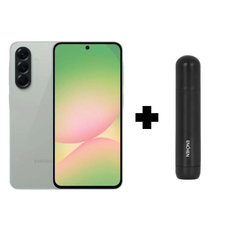 Samsung Galaxy A56 5G 128GB màu xanh lá + Máy cắt lông mũi Enchen EN005