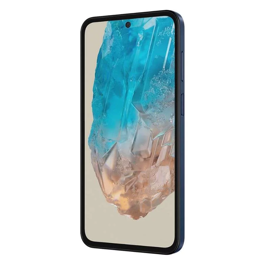 Samsung Galaxy M35 5G 8GB-256GB màu xanh đậm mặt trước phải
