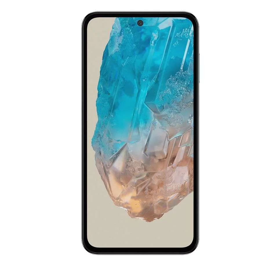 Samsung Galaxy M35 5G 8GB-256GB màu xanh nhạt mặt trước