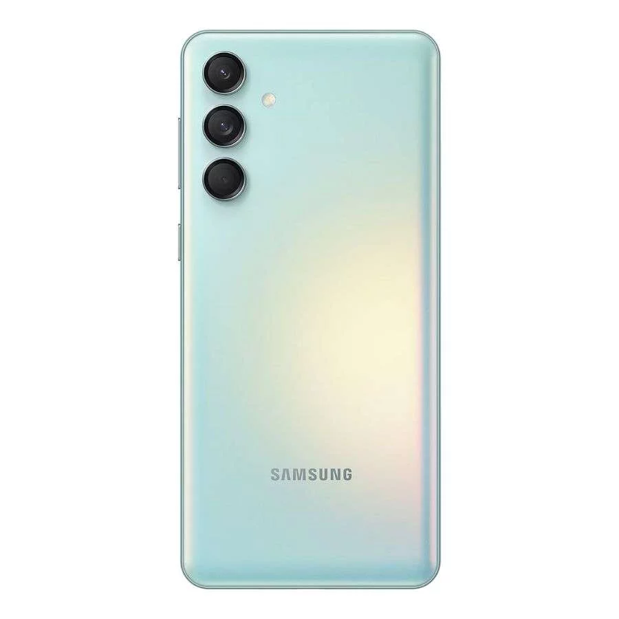Samsung Galaxy M55 5G 12GB_256GB xanh nhạt mặt lưng