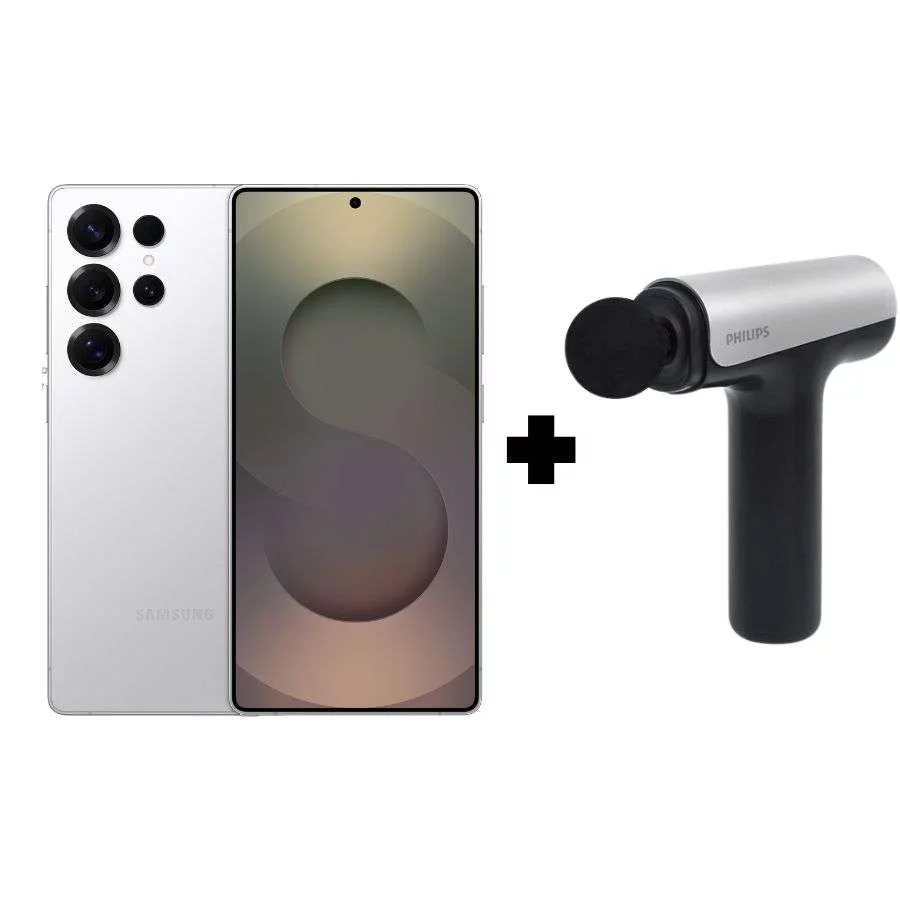 Samsung Galaxy S25 Ultra 256GB titan màu trắng titan + Máy massage Philips PPM7325