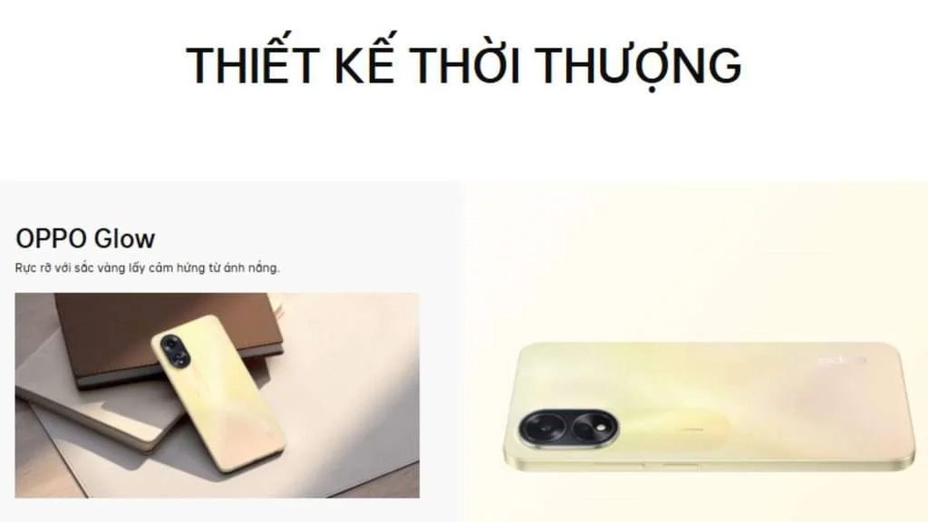 Thiết Kế OPPO Glow Oppo A38
