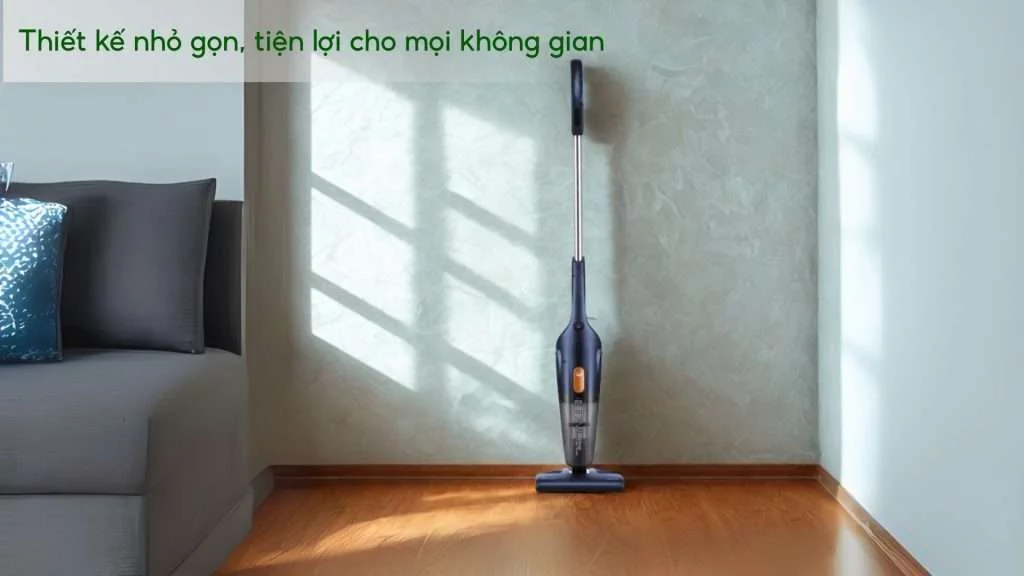 Thiết kế nhỏ gọn, tiện lợi cho mọi không gian Máy hút bụi Deerma DX115 Pro