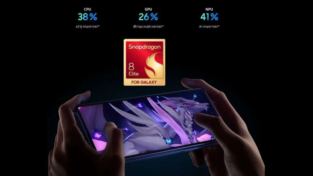 Z fold 7 sử dụng chip Snapdragon 8 Elite for Galaxy