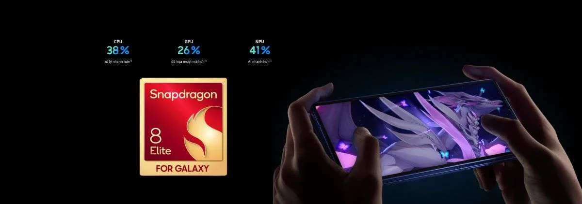 Z fold 7 sử dụng chip Snapdragon 8 Elite for Galaxy