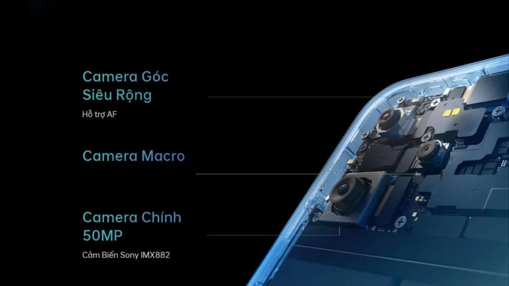 cụm camera chính của Reno14 F