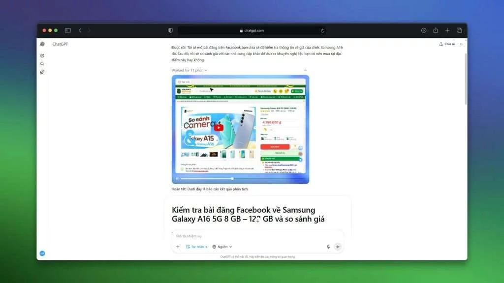 Cách sử dụng ChatGPT Agent duyệt web, tự động hoá các tác vụ phức tạp