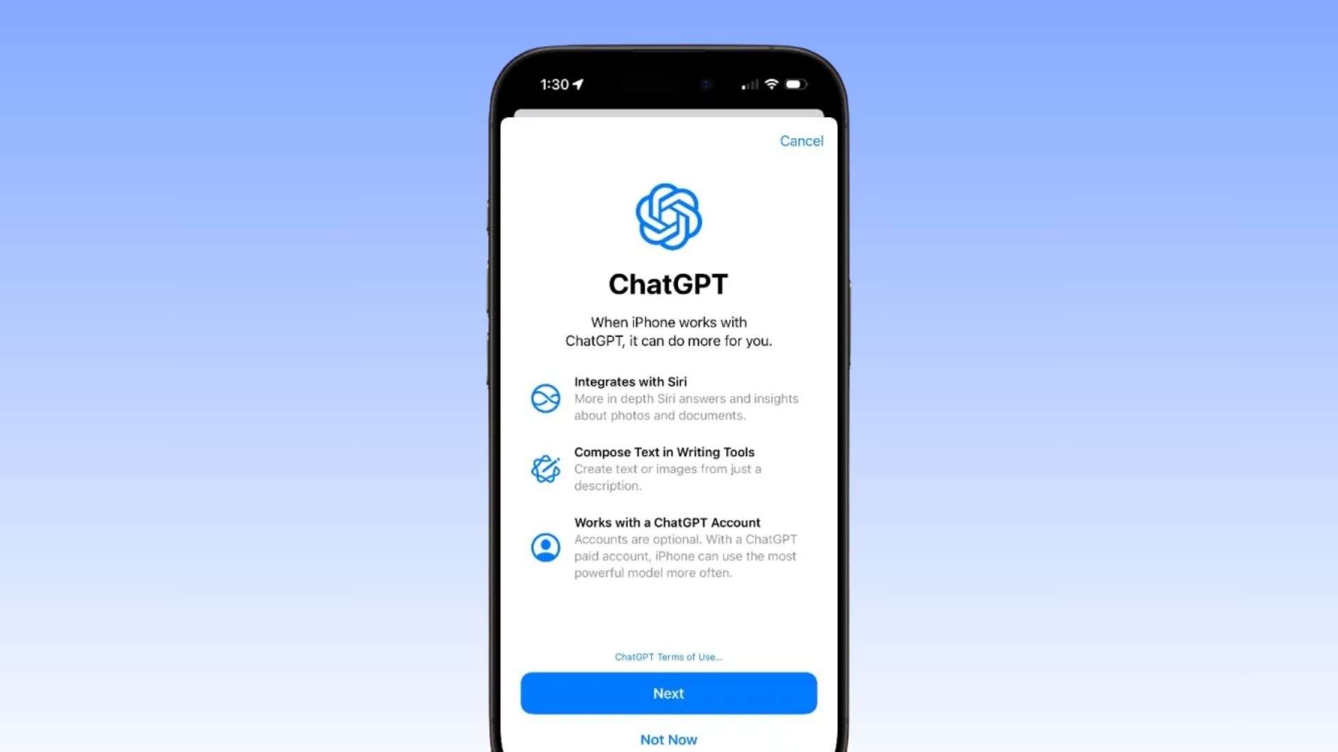 ChatGPT-5 sẽ được tích hợp vào Apple Intelligence trên iOS 26