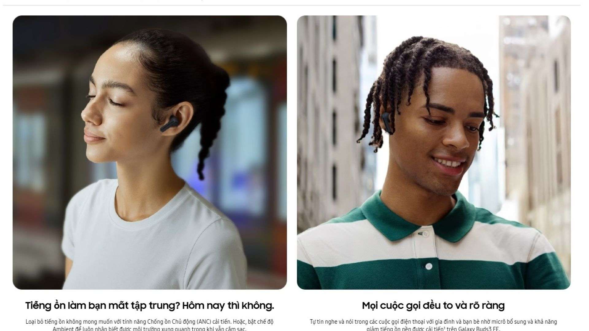 Công nghệ Crystal Clear Call và Micro định hướng