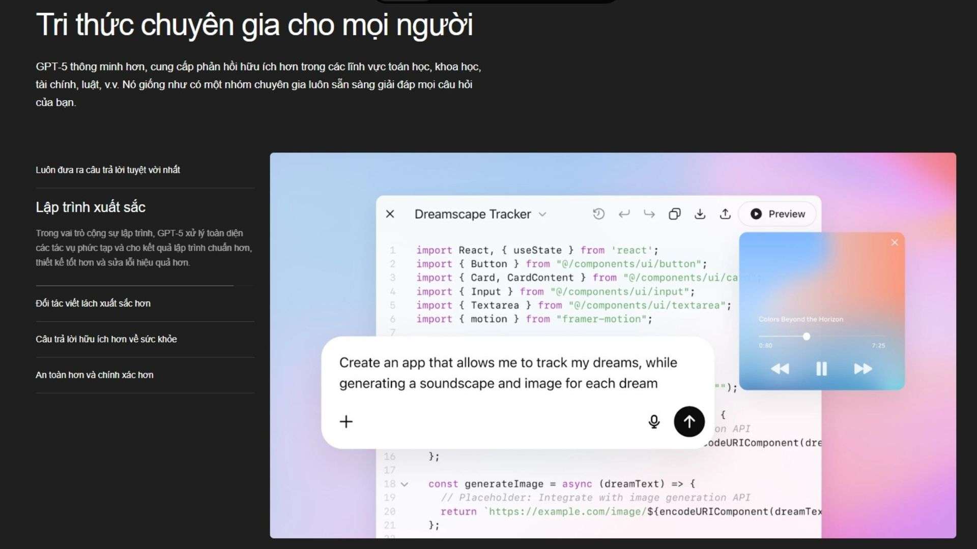 Hỗ trợ lập trình chuyên sâu