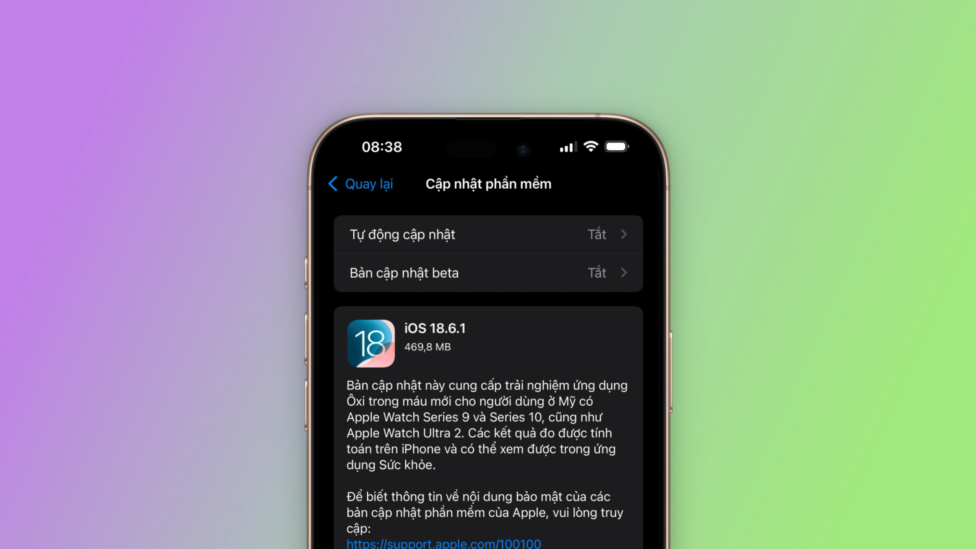 iOS 18.6.1 chính thức ra mắt có gì mới