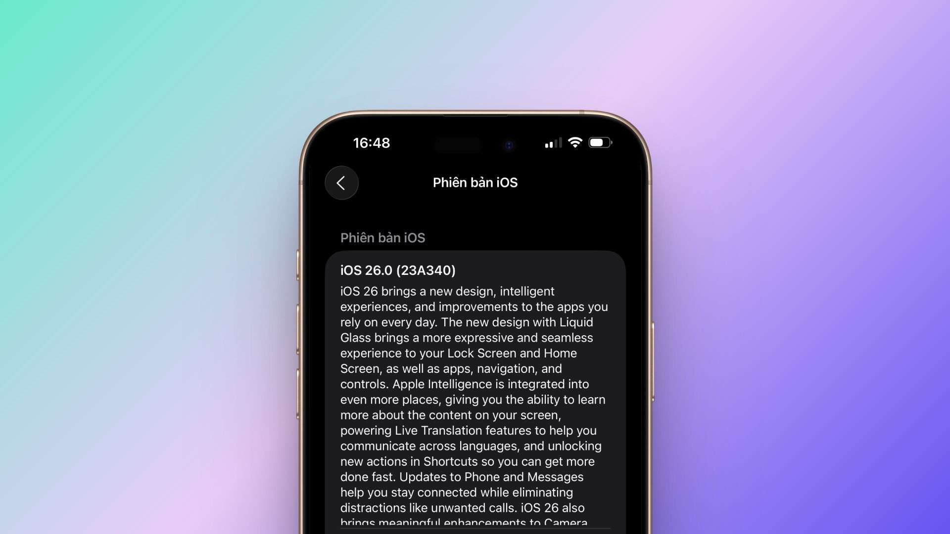 Cách tải và cài đặt iOS 26 RC