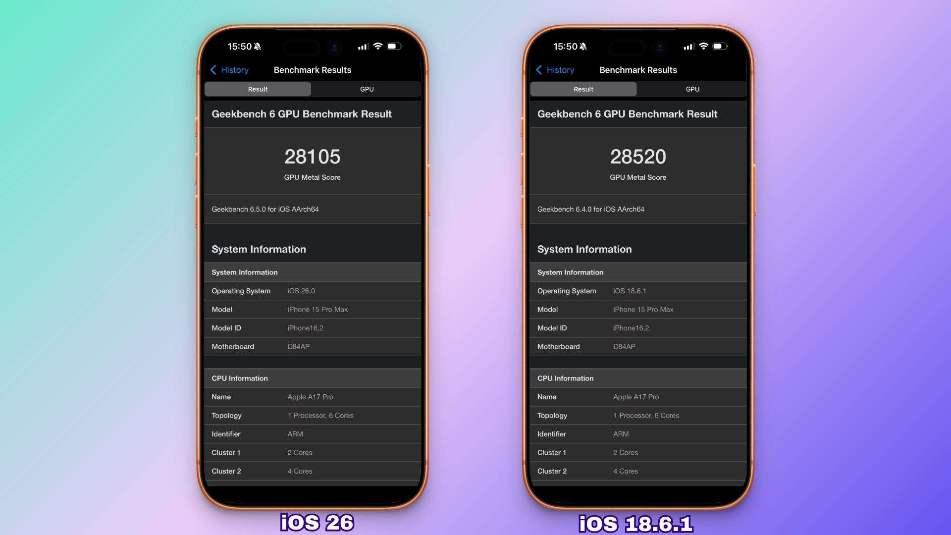 Hiệu năng GPU trên iOS 26