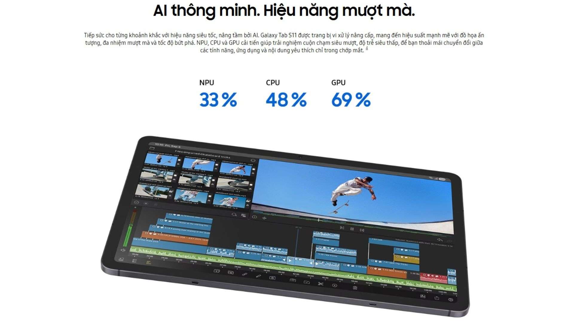 Hiệu năng mạnh mẽ và thời lượng pin ấn tượng