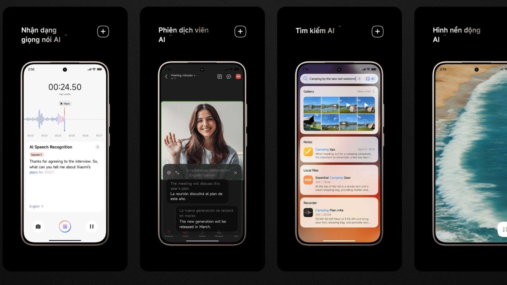 Tính năng AI và kết nối