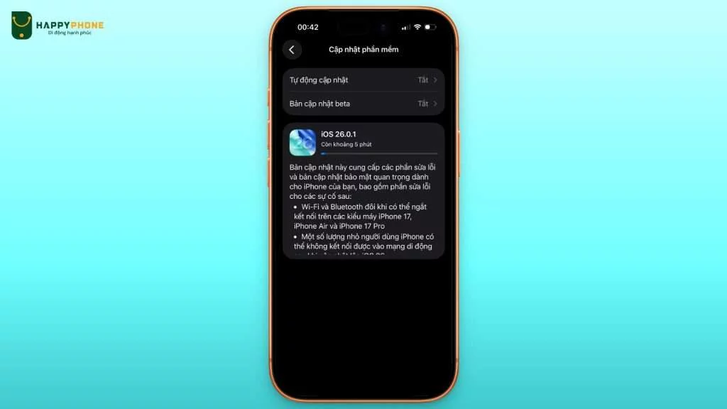 iOS 26.0.1 ra mắt có gì mới_ Có nên cập nhật ngay không