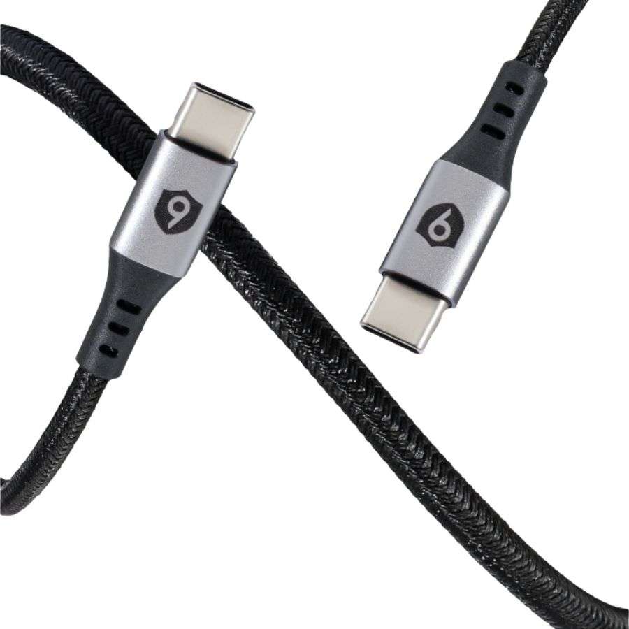 Cáp sạc Type C to C 60W 9Fit – 1M Đen