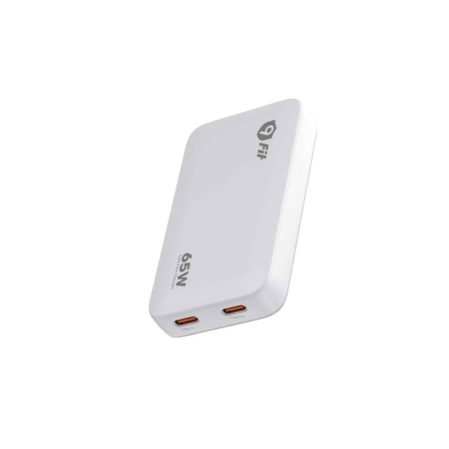 Củ sạc nhanh 9Fit GaN Slim 2C Trắng