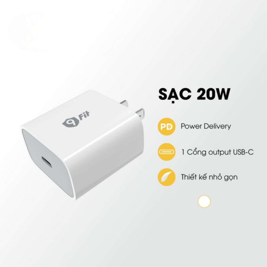 Củ sạc nhanh 9Fit Type C 20W