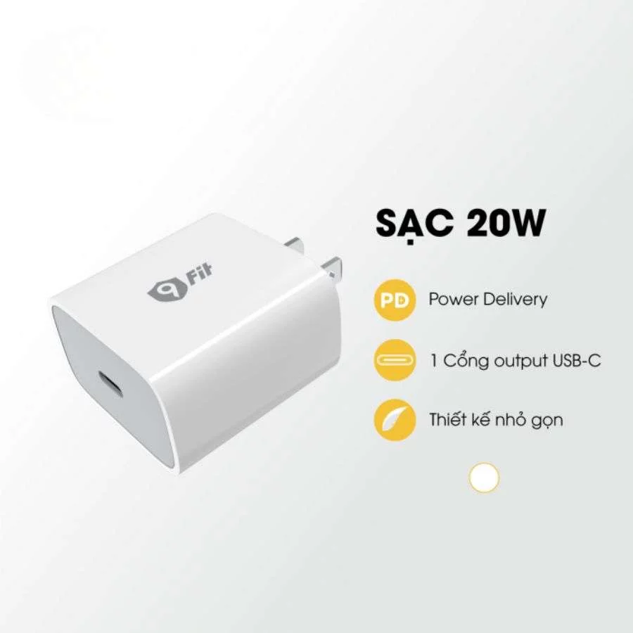 Củ sạc nhanh 9Fit Type C 20W