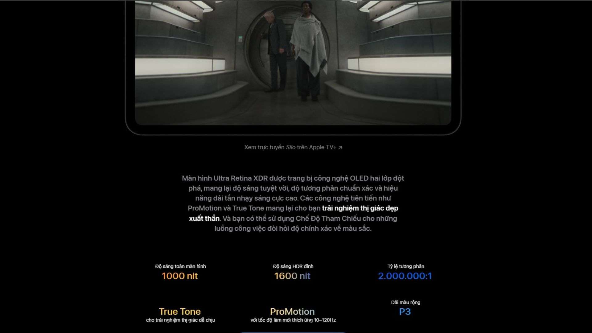 Màn hình Ultra Retina XDR đỉnh cao