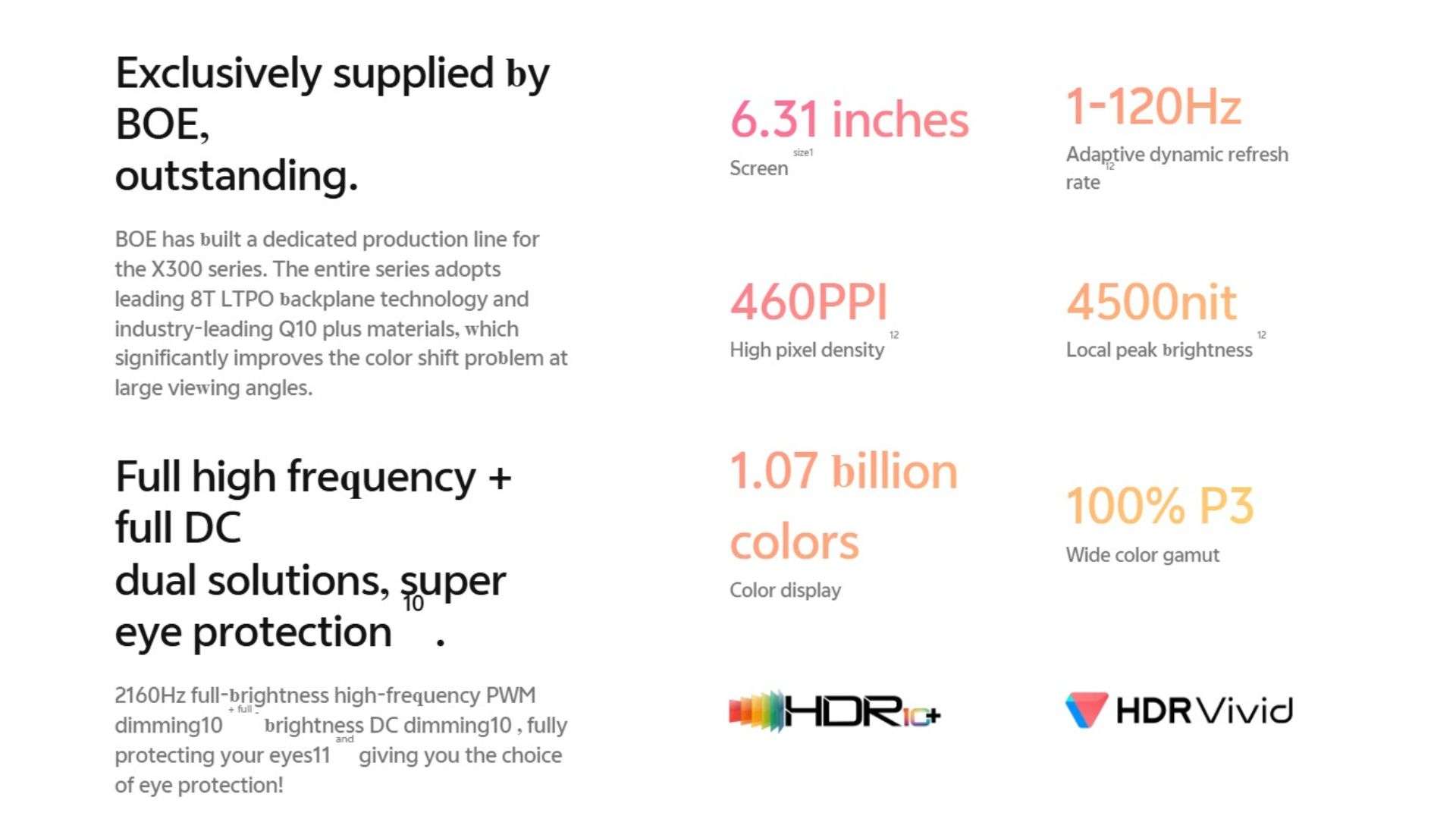 Màn hình chất lượng cao