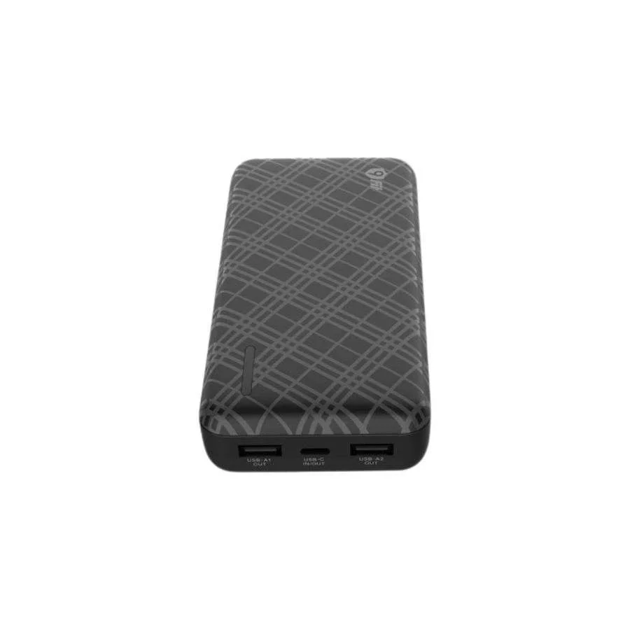 Pin sạc dự phòng Polymer 9Fit Lite 20000mAh Đen mặt trên