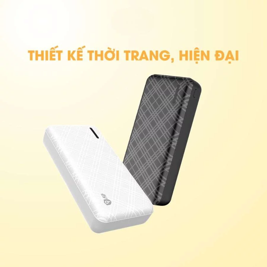 Pin sạc dự phòng Polymer 9Fit Lite 20000mAh thời trang