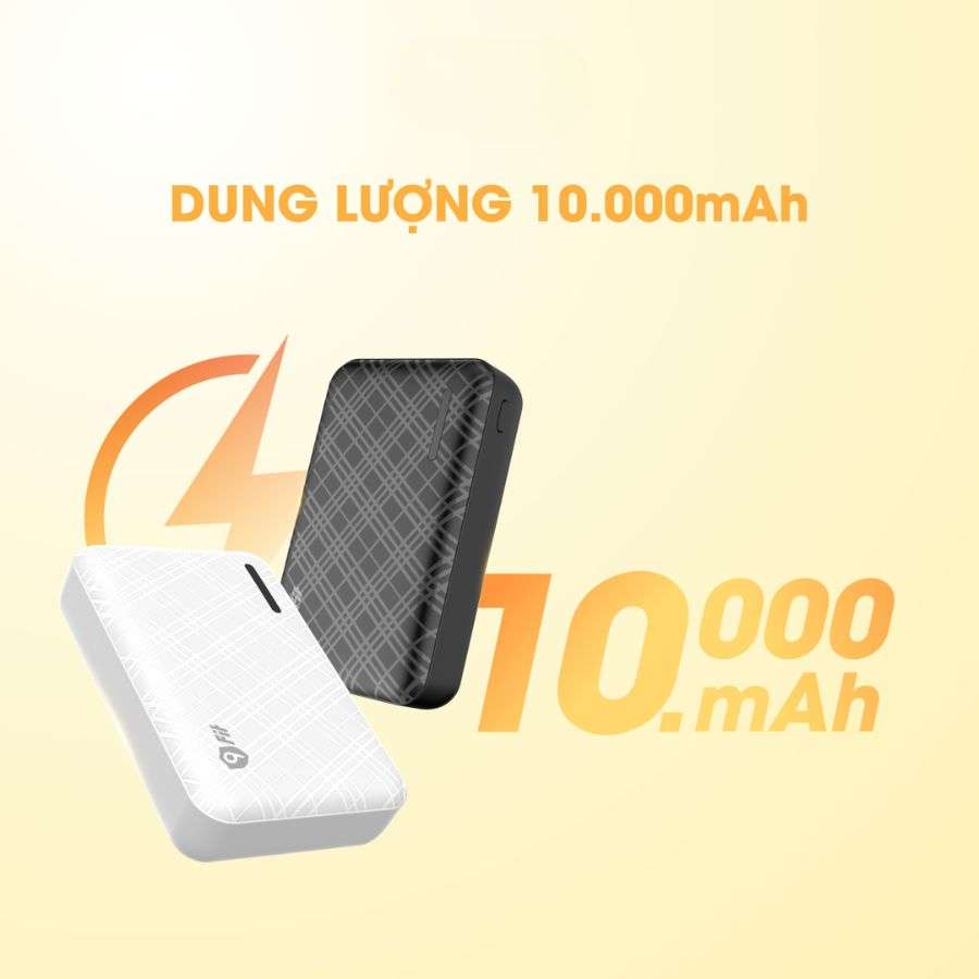 Pin sạc dự phòng Polymer 9Fit Lite dung lượng 10000mAh