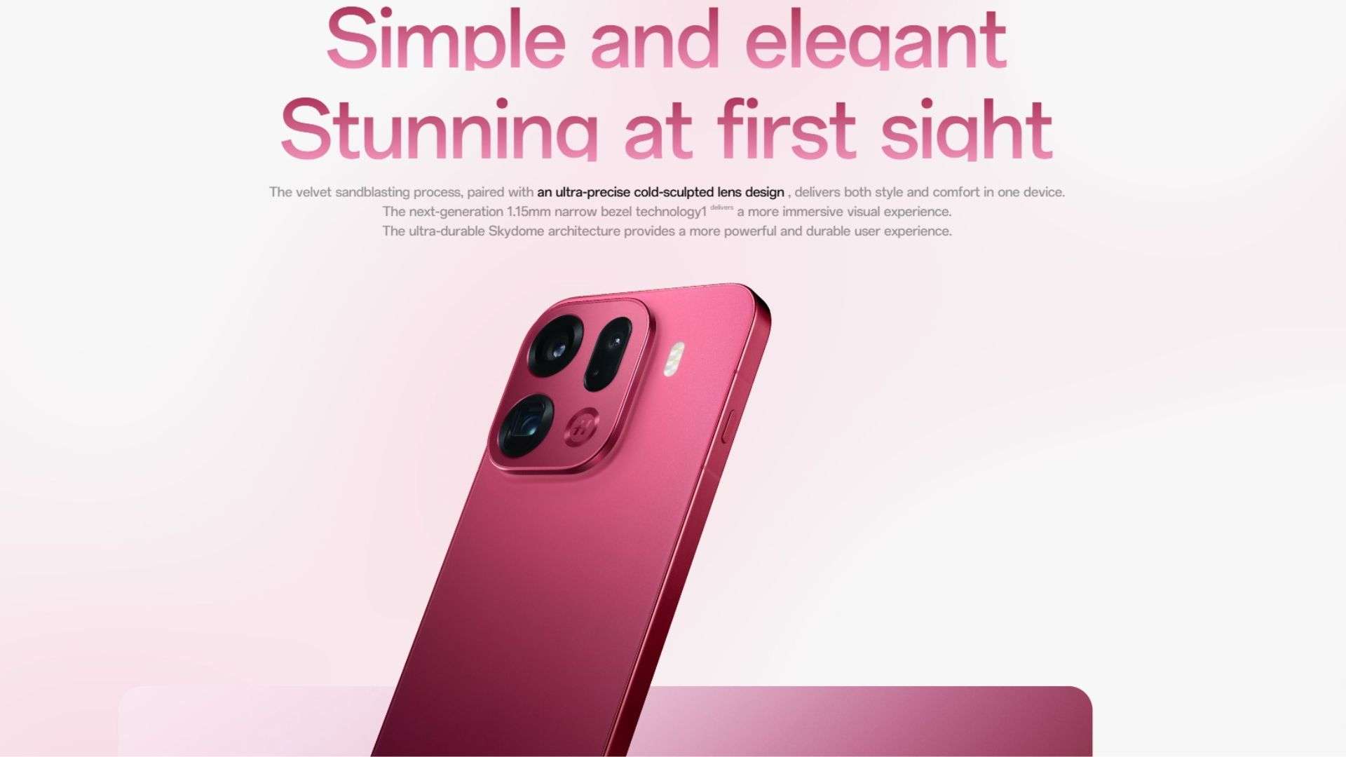 Thiết kế tinh tế và bền bỉ