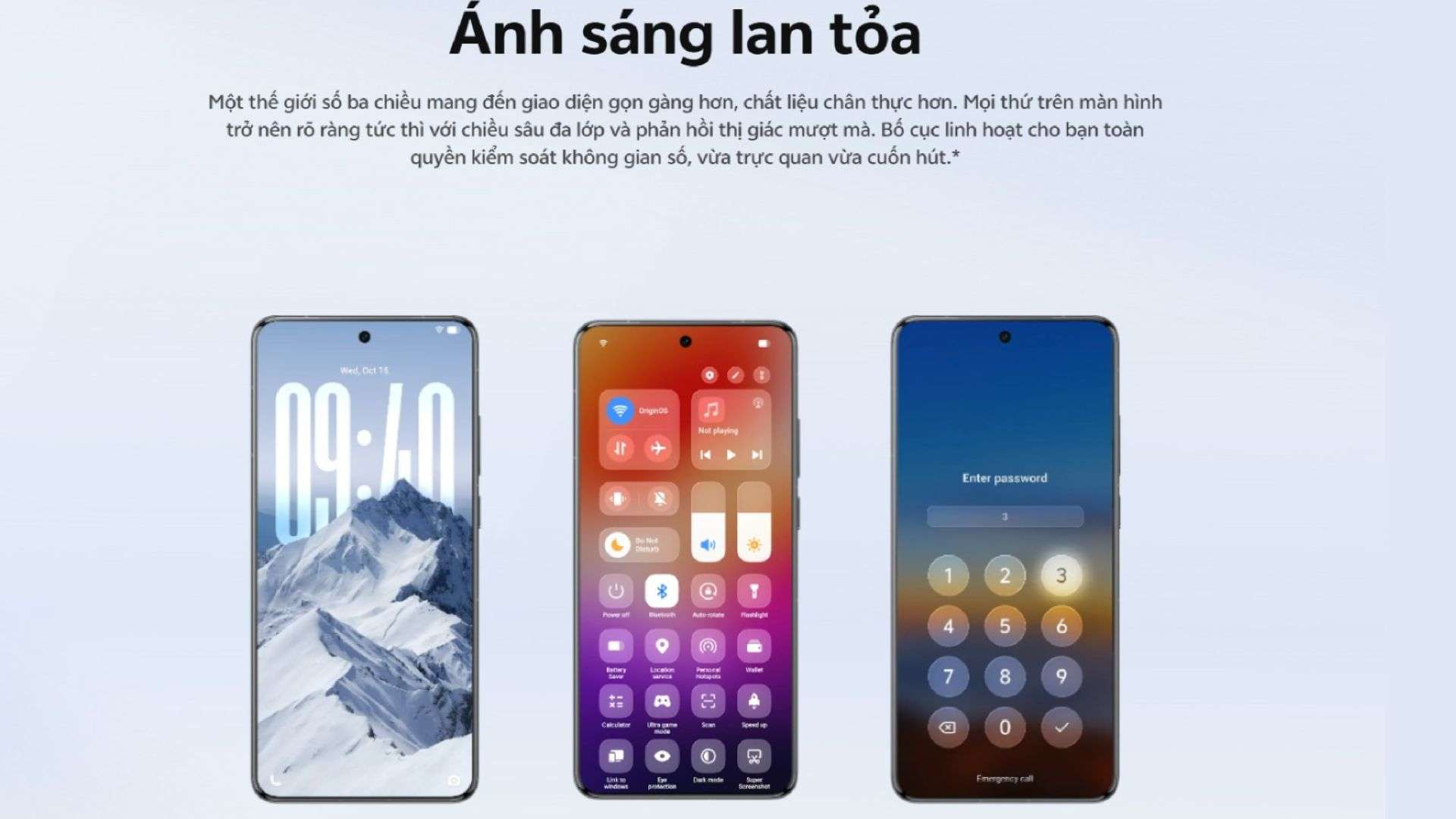 Thiết kế trong suốt mới hoàn toàn