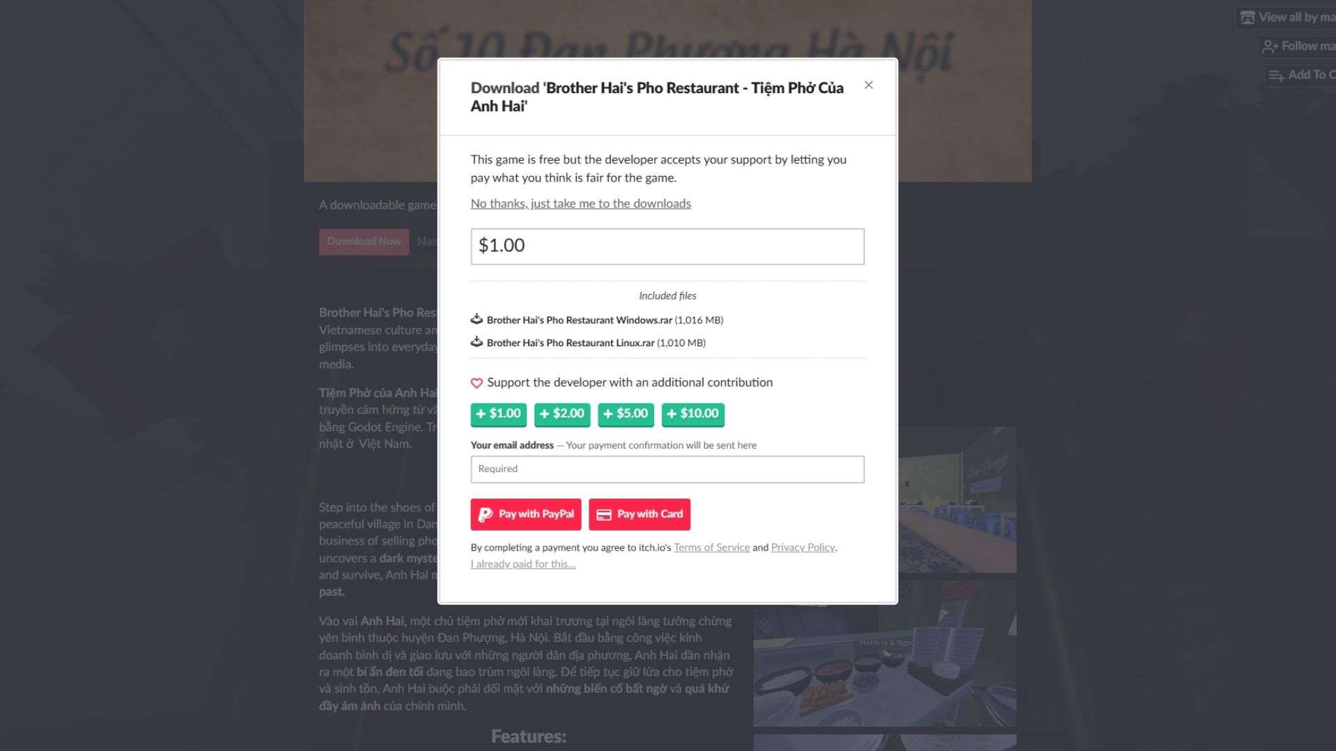 Chọn tải xuống